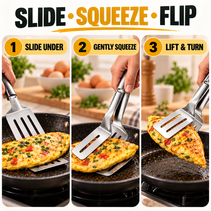 Stop Watching Dinner Fall Apart—Flip Fish, Eggs & Pancakes with Better Control