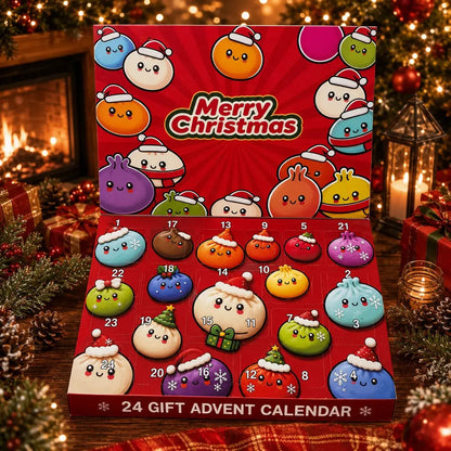 2026 Christmas Advent Calendar Gift for Kids – 24 Days of Squishy Surprises