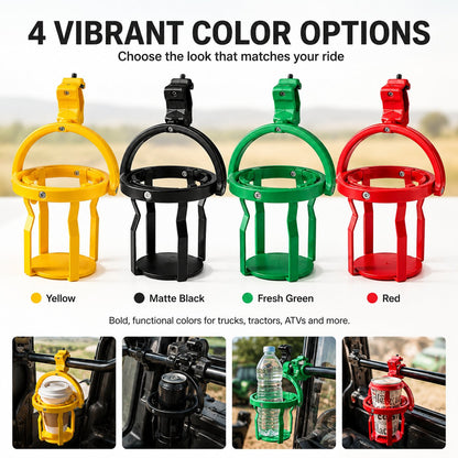 Gyroscopic Anti-Spill Clamp-On Cup Holder 🚚