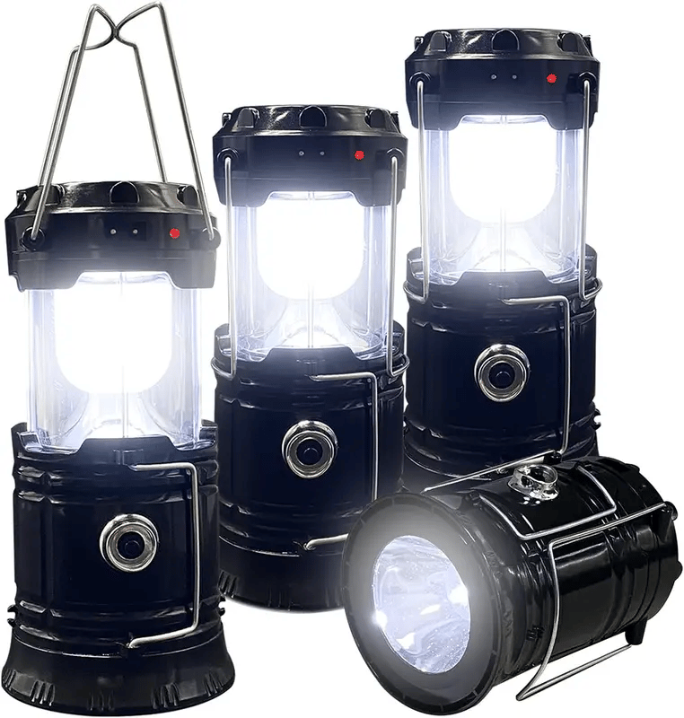 ☀️ Collapsible Solar Camping Lantern – Portable LED Emergency Light