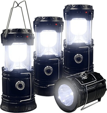 ☀️ Collapsible Solar Camping Lantern – Portable LED Emergency Light