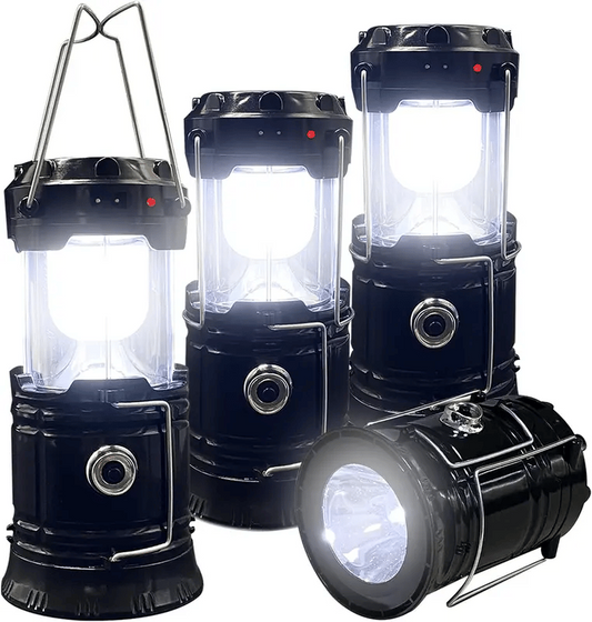 ☀️ Collapsible Solar Camping Lantern – Portable LED Emergency Light