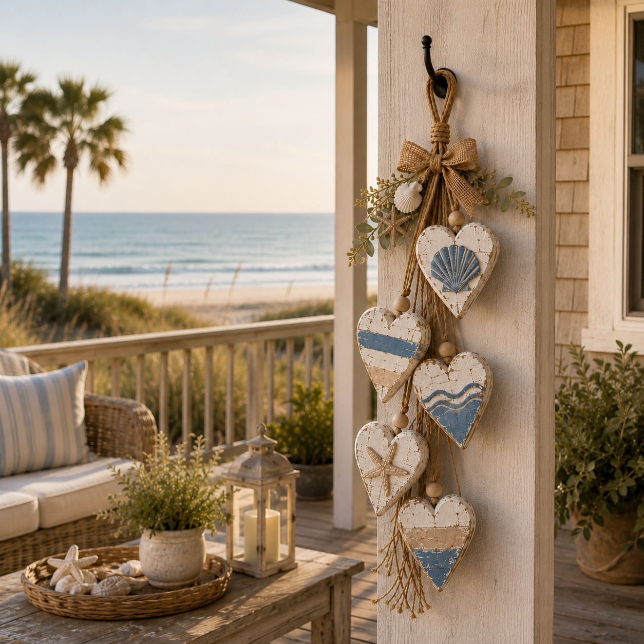 🤎 Hanging Heart Wall Decor-Bring Rustic Warmth Into Your Home