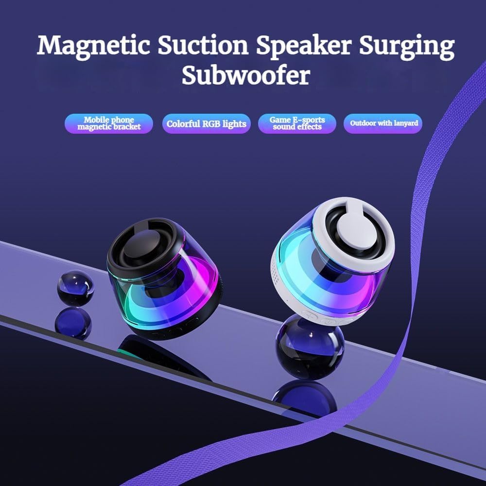🔥HOT SALE 50% OFF🔥Magnetic Mini Bluetooth Speaker with RGB Light