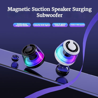 🔥HOT SALE 50% OFF🔥Magnetic Mini Bluetooth Speaker with RGB Light