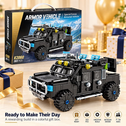 🚓 Military Armored Vehicle Building Blocks