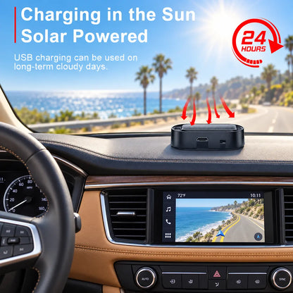 Solar-Powered Car Security Warning Light — Make Your Parked Car Look Less Like an Easy Target