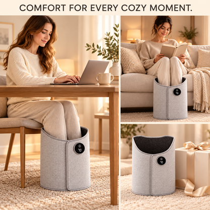 Cold Feet? Get Cozy — Electric Foot & Leg Warmer with Digital Control
