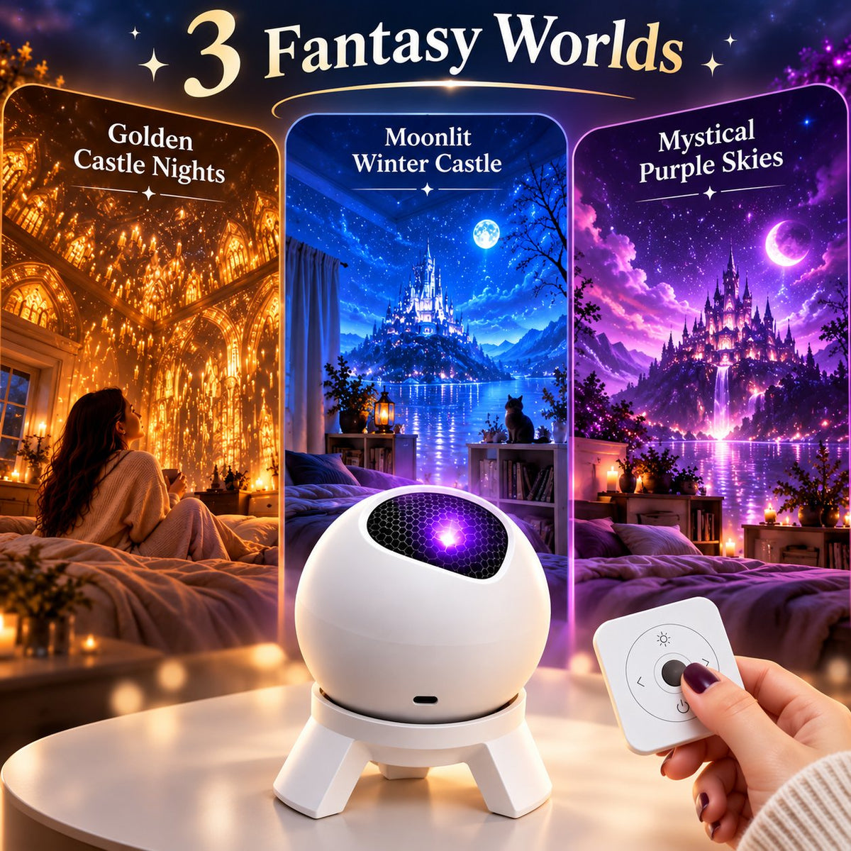 🔮✨ Magic Castle Immersive Room Projector — Turn Your Bedroom Into Another World