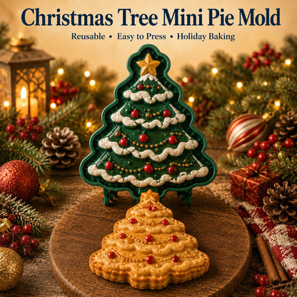 LAST DAY SALE Only $9.99🎄 9‑Design Christmas Mini Pie Mold Collection🥧✨