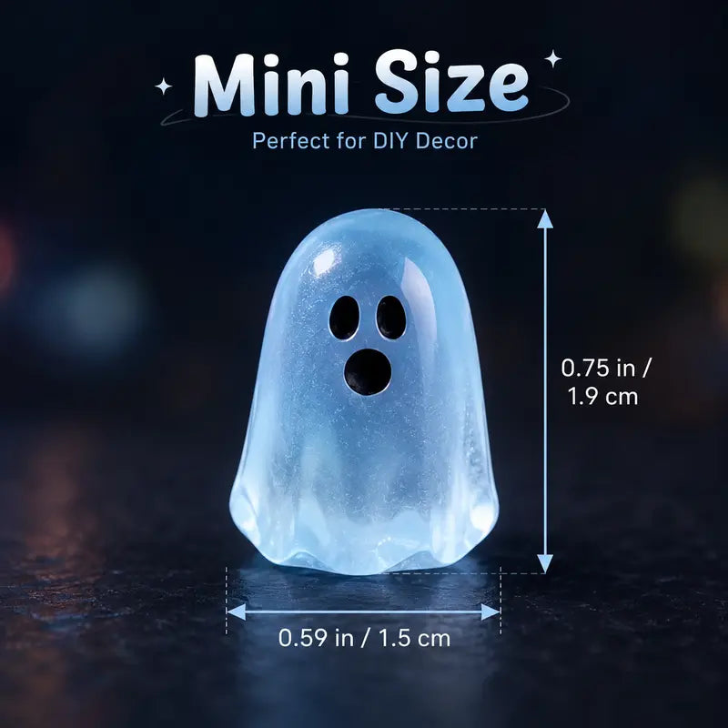 🔥HOT SALE 50% OFF🔥Glow In Dark Cute Ghost Resin Bead Set