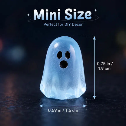 🔥HOT SALE 50% OFF🔥Glow In Dark Cute Ghost Resin Bead Set