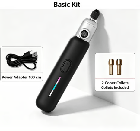 🛠️Mini Cordless Rotary Tool – Brushless Motor Engraving Pen , Rechargeable Lithium Battery for Jewelry Making and DIY Crafts