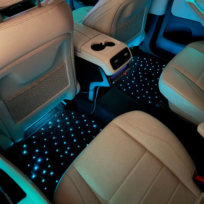 RGBW Starlight Car Floor Mats | APP & Remote Controlled Universal Car Star Floor Mats