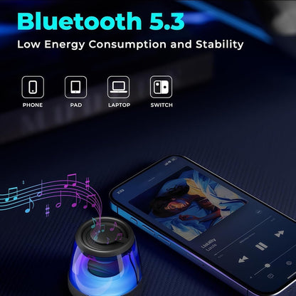 🔥HOT SALE 50% OFF🔥Magnetic Mini Bluetooth Speaker with RGB Light