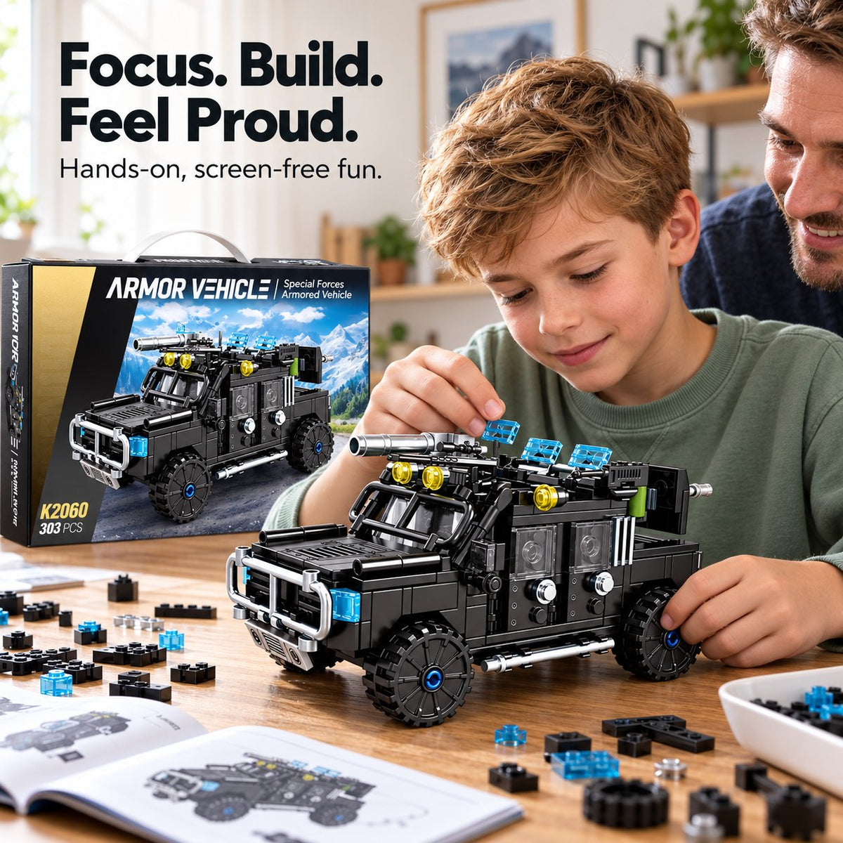 🚓 Military Armored Vehicle Building Blocks