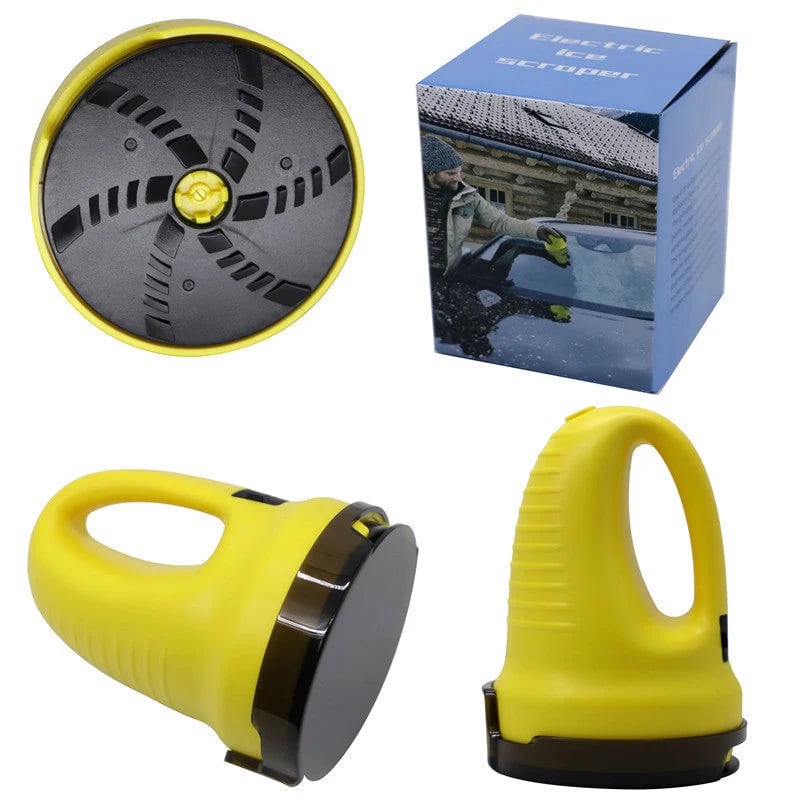 🚗⚡ Electric Car Windshield Snow Scraper & De-Icing Tool for Fast Winter Snow Removal 🌨️🧊💨