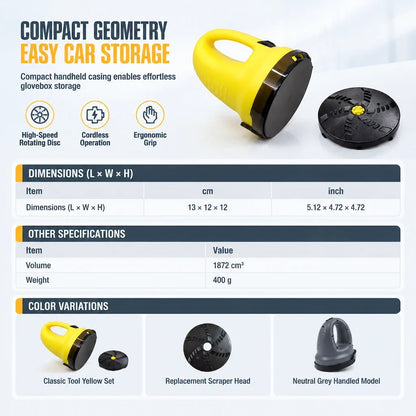 🚗⚡ Electric Car Windshield Snow Scraper & De-Icing Tool for Fast Winter Snow Removal 🌨️🧊💨