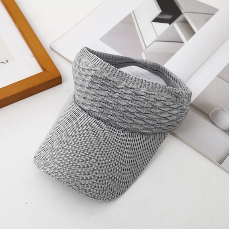 Women’s Open-Top Breathable UV-Protection High-Ponytail Sun Visor