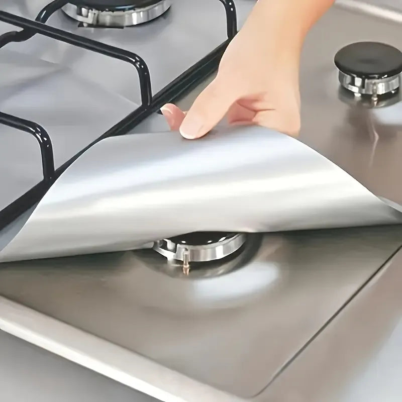 🍳 Reusable Gas Stove Burner Liners – Less Scrubbing, Easier Cleanup 🍴