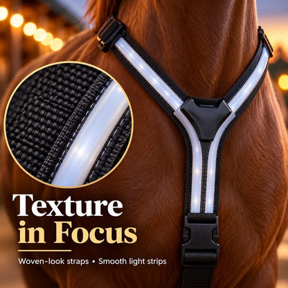 LED Horse Safety Light Set ✨ Stay Visible on Every Night Ride🐎