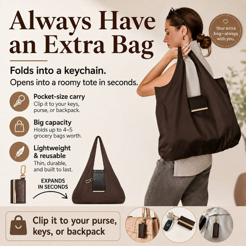 Toworkact™ Varelli Charm Transformable Bag – Stylish Vegan Leather Tote & Keychain Charm