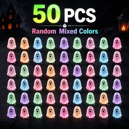 🔥HOT SALE 50% OFF🔥Glow In Dark Cute Ghost Resin Bead Set