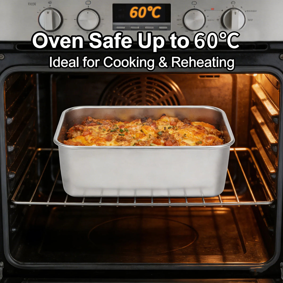 Stainless Steel Food Storage Containers with Lids