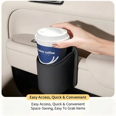 🚗Clip‑On Car Cup Holder, Multi‑Purpose Car Door Storage Organizer