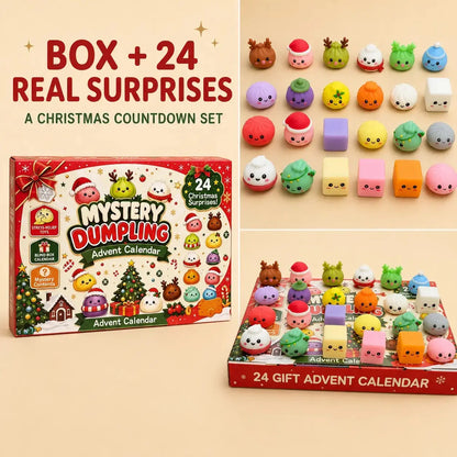 2026 Christmas Advent Calendar Gift for Kids – 24 Days of Squishy Surprises