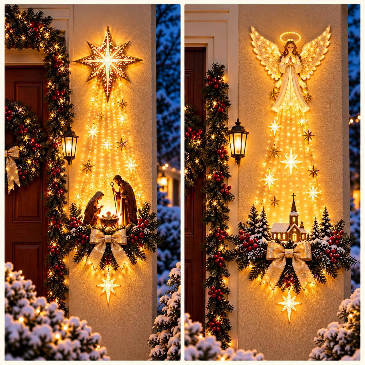 🔥HOT SALE 50% OFF🔥 Bethlehem Star Nativity Wall Light