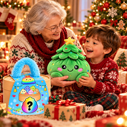 🏆Limited Time Sale 49% OFF🎄🌈Christmas Dumpling Plush Blind Box Collection🥟