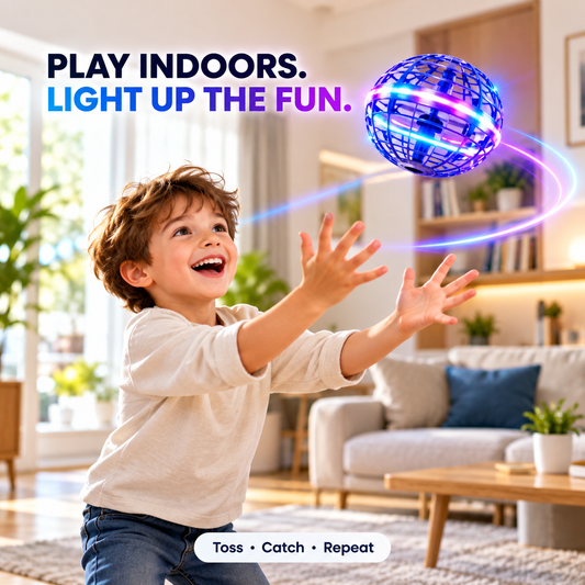 🌈 LED Boomerang Flying Ball — Toss, Glow & Watch It Return