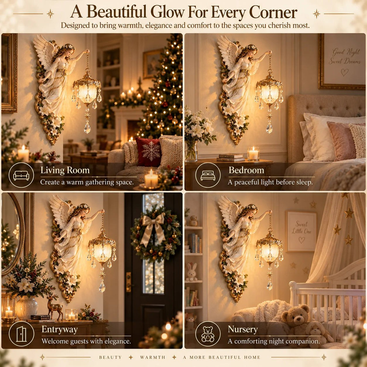 🔥Guardian Angel Crystal Light - A Guardian Angel For Your Home