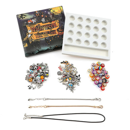 Halloween Calendar | DIY Charm Bracelet & Necklace Kit for Kids