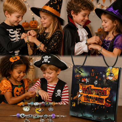 Halloween Calendar | DIY Charm Bracelet & Necklace Kit for Kids