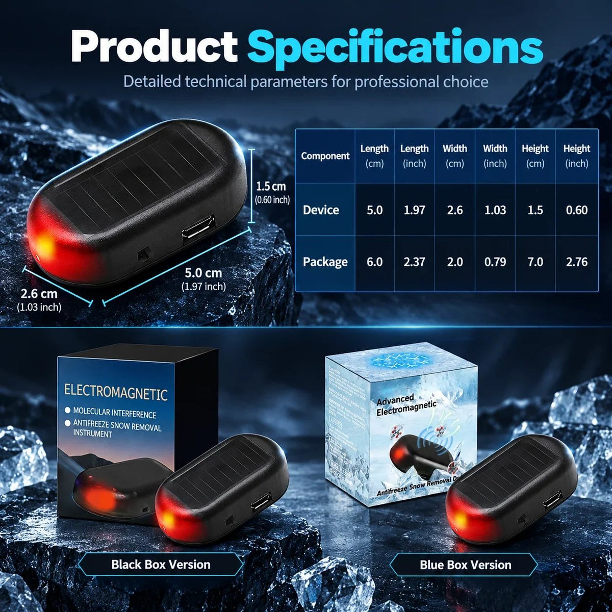Electromagnetic Snow Removal & Anti-Freeze Device for Vehicles 🔥