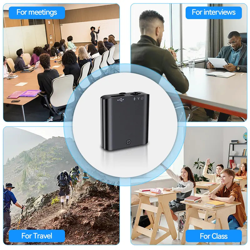 🎙️ Mini Magnetic Voice Recorder – One-Touch Recording, Anytime, Anywhere