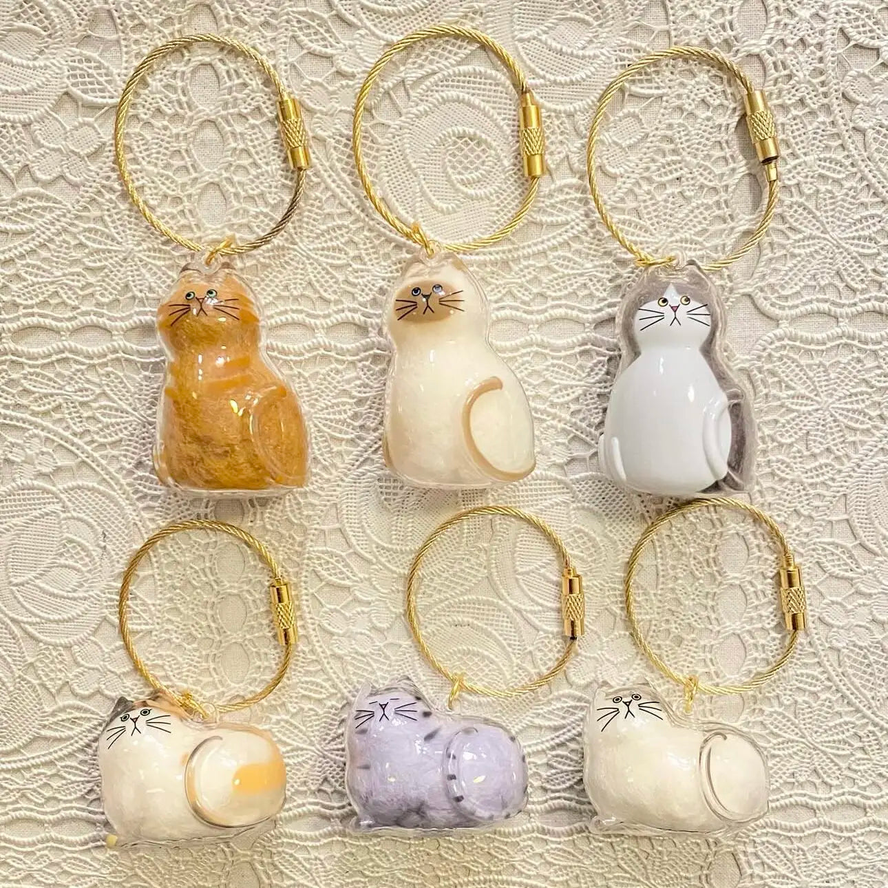 🐱 Cat Fur Memory Charm Keychain & Pendant — Keep Your Fur Baby Close Forever 💫