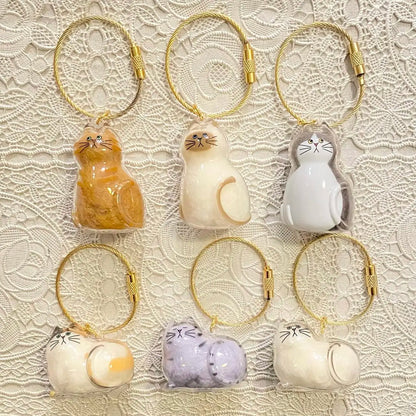 🐱 Cat Fur Memory Charm Keychain & Pendant — Keep Your Fur Baby Close Forever 💫