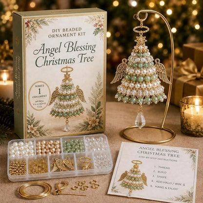 🎄✨DIY Beaded Christmas Tree Ornament Kit – Handmade Holiday Keepsake🎁