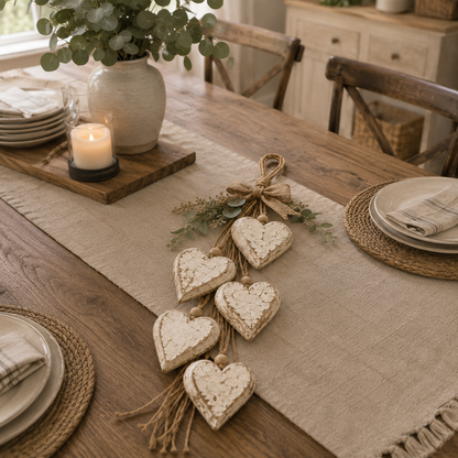 🤎 Hanging Heart Wall Decor-Bring Rustic Warmth Into Your Home