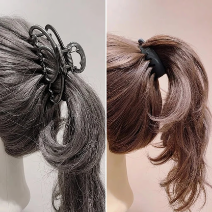 🍌 Non-Slip Banana Hair Clip – Instant Volume Ponytail Holder