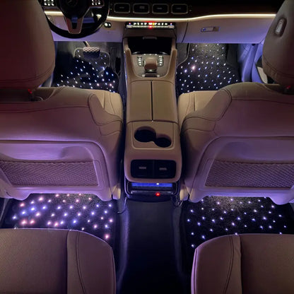 RGBW Starlight Car Floor Mats | APP & Remote Controlled Universal Car Star Floor Mats