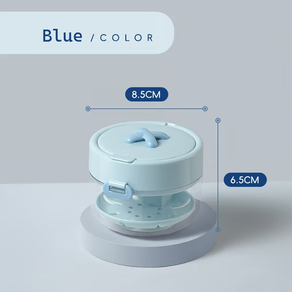 🔥3-in-1 Leak-Proof Retainer Cleaning Case with Mirror, Drain Tray & Travel Storage
