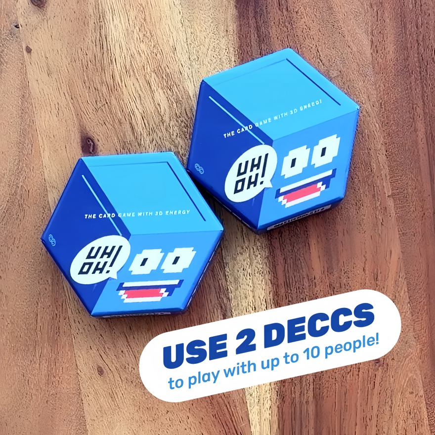🔥Last Day 50% OFF - ⚡ 3D Energy Edition Card Game | Fast-Paced Stacking Strategy Party Game for Family & Adults Ages 8+