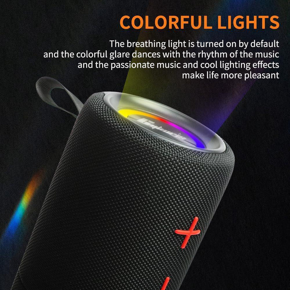 🔥 40W 2-in-1 Split Stereo Speaker – Detachable TWS Audio, IPX6 & Dynamic Lighting