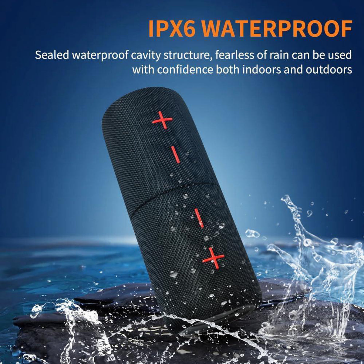 🔥 40W 2-in-1 Split Stereo Speaker – Detachable TWS Audio, IPX6 & Dynamic Lighting