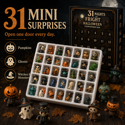 ✨31 Nights of Fright Halloween Countdown Box-Open a surprise box every day!