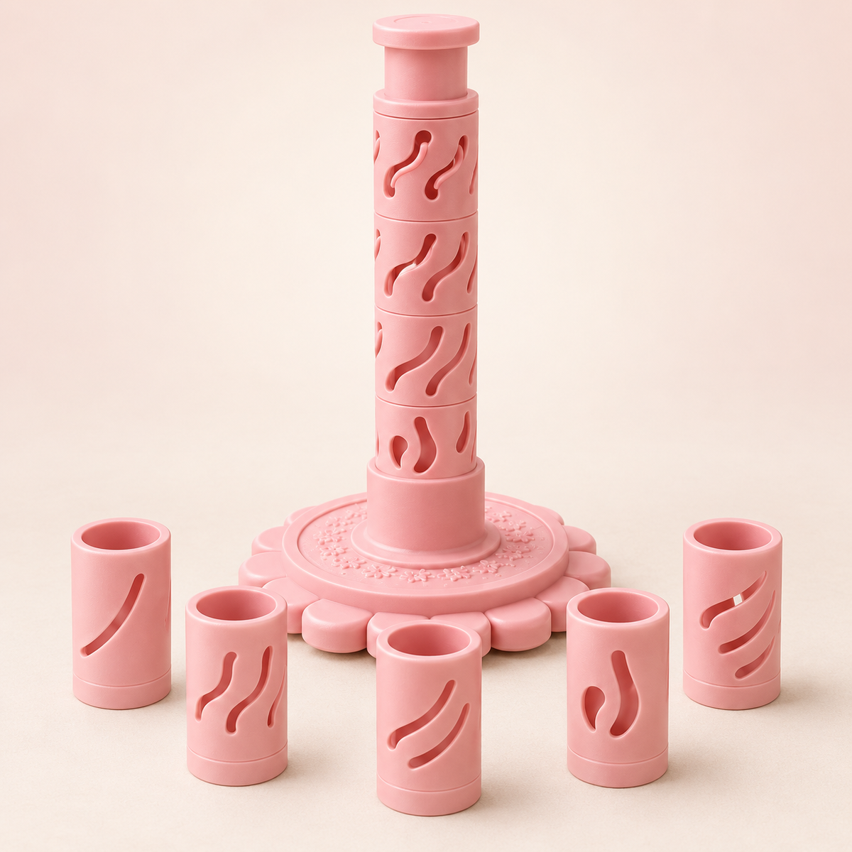 Stack & Press Clay Flower Maker Set for Kids